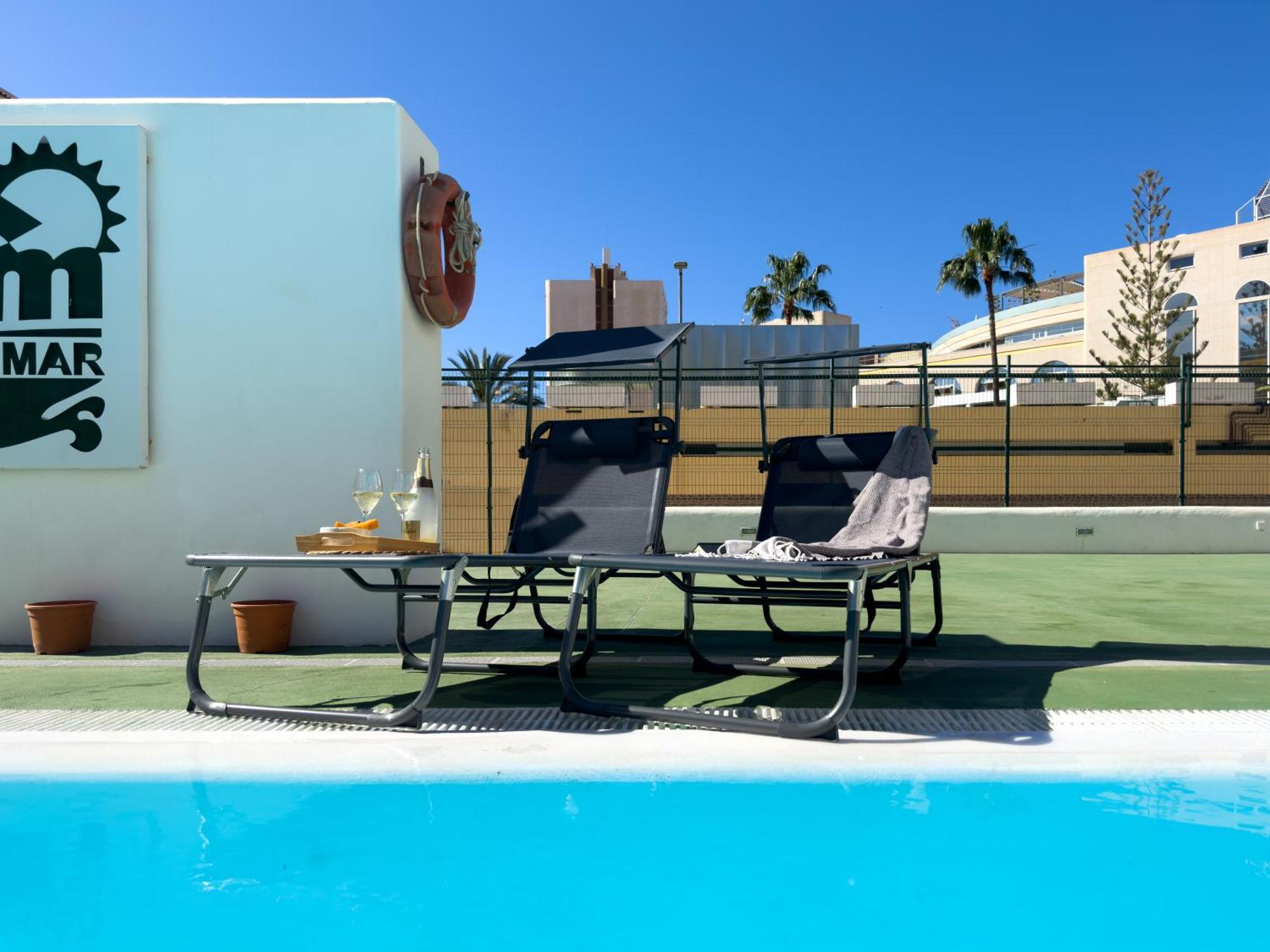 Amazing 3-Bedroom Apartment. Pool And Sea View! Los Cristianos  Exteriér fotografie